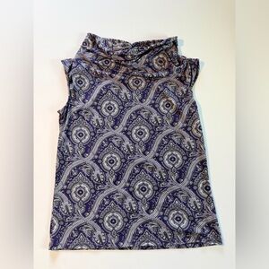 Michael Kors Purple Paisley Blouse